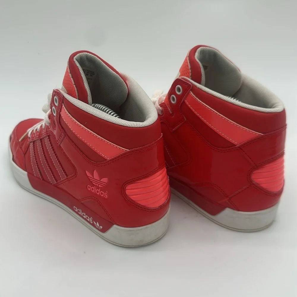 adidas Originals Hard Court Hi Women's Size 7 Red Sneakers